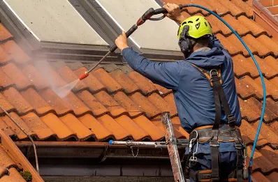 Démoussage et hydrofuge de toiture à Fussy